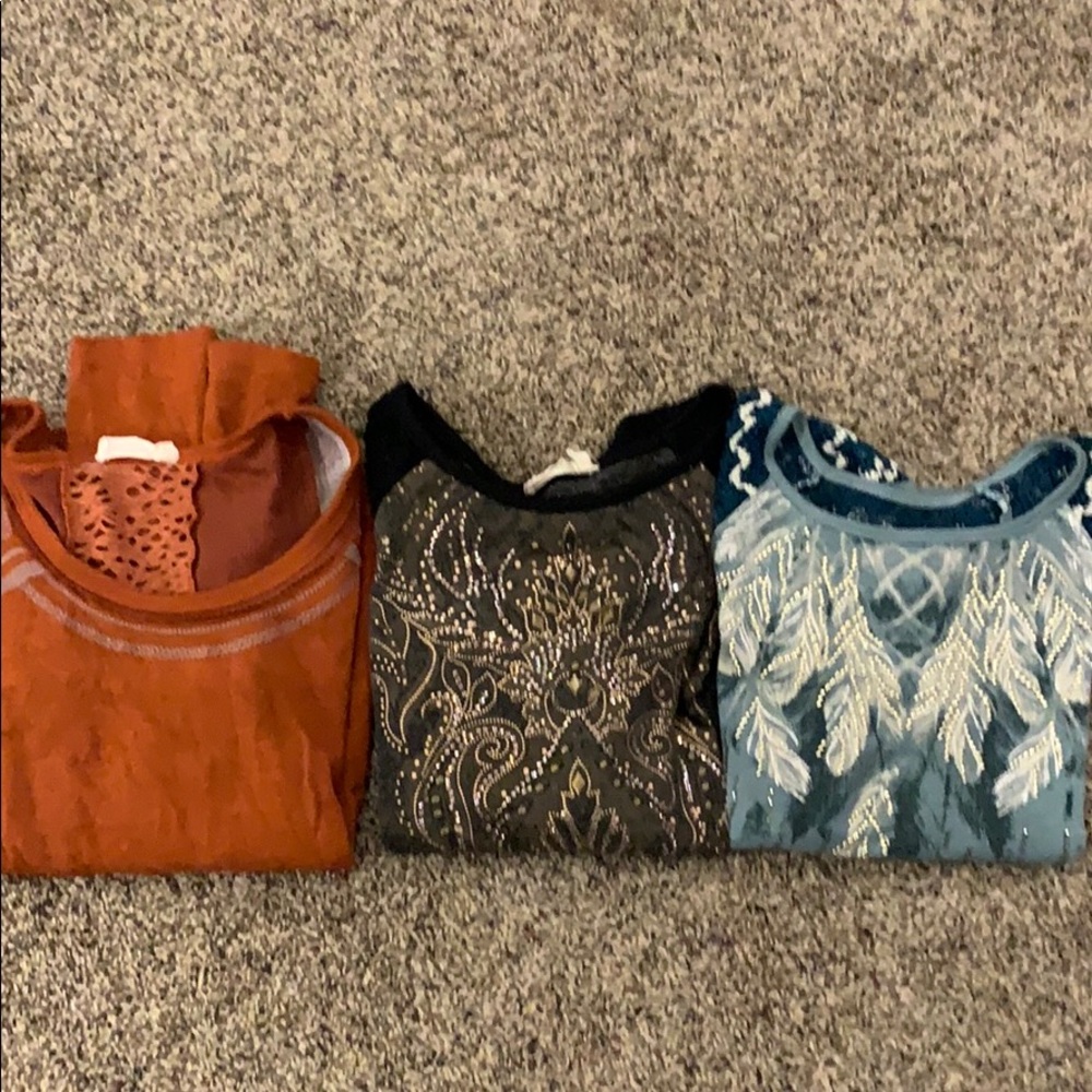 Bundle of 3 girls Miss Me shirts